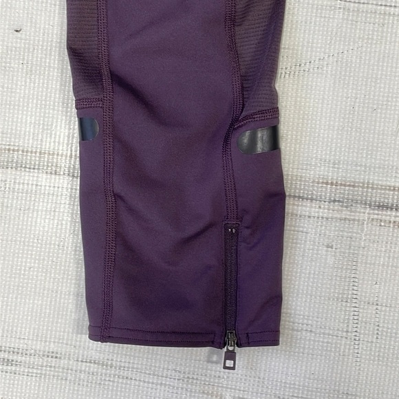 Adidas x Stella McCartney Leggings Athletic Purple Black Size Small - Picture 7 of 12